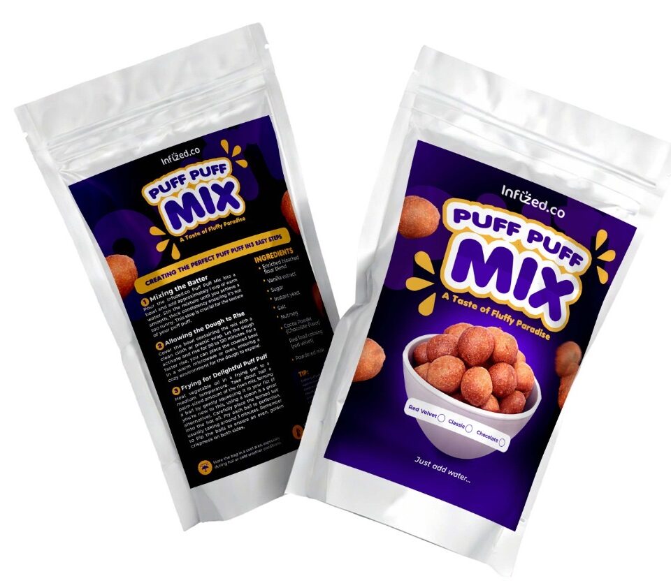 Infuzed Puff Puff Mix (Red-Velvet)