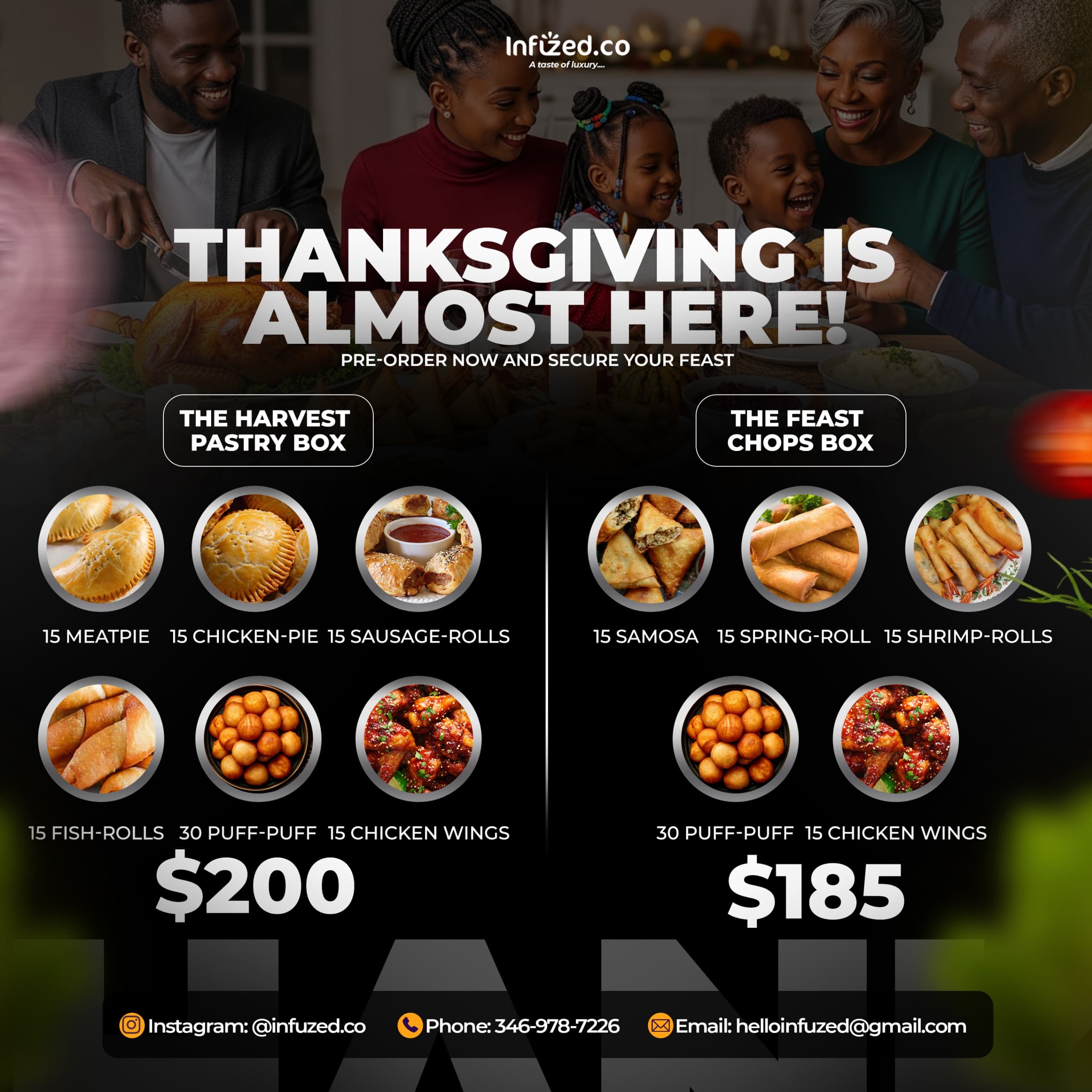 The Harvest Pastry Box