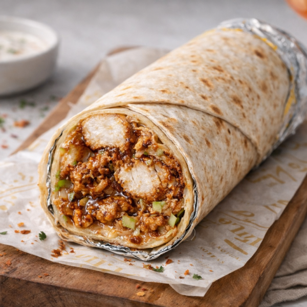 Chicken Suya Wrap